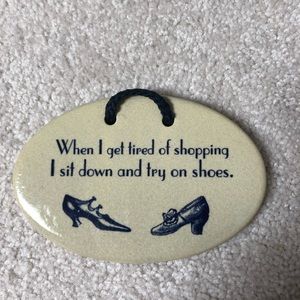 Shoe Plaque